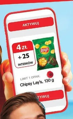Chipsy ziemniaczane Lay's promocja w Intermarche