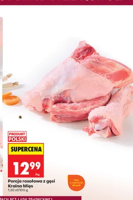 Porcja rosołowa z gęsi Kraina Mięs promocja w Biedronka
