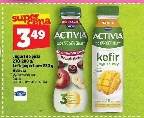 Kefir jogurtowy Activia mango promocja w TOPAZ