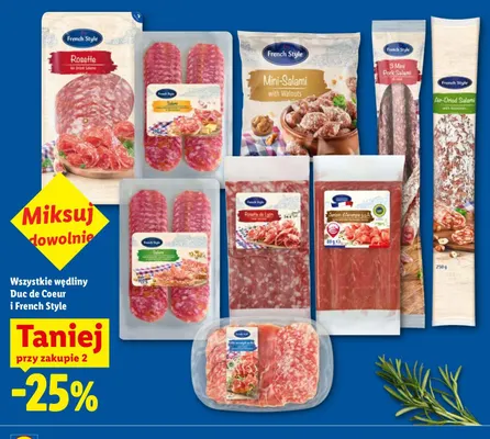 Salami French Style promocja w Lidl