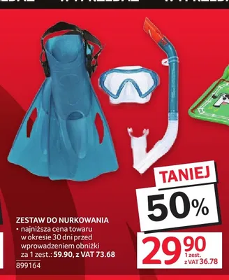 Zestaw do nurkowania promocja w Selgros