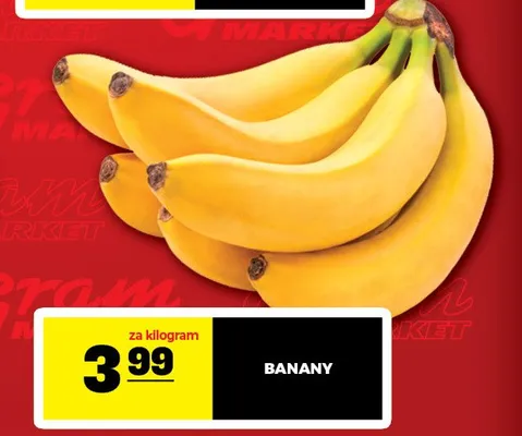Banany promocja w Gram Market