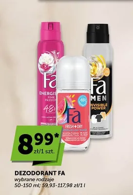 Dezodorant Fa Pink Passion promocja w ABC