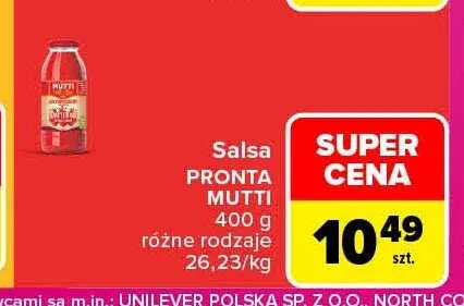 Salsa Pronta Mutti promocja w Carrefour Market