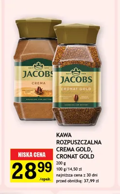 Kawa rozpuszczalna Cronat Gold Jacobs promocja w Gram Market