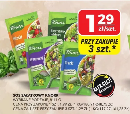 Sos sałatkowy Knorr promocja w Top Market