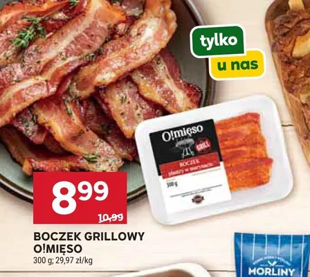 Boczek grillowy O!Mięso promocja w Stokrotka