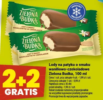 Lody na patyku o smaku waniliowo-czekoladowe promocja w Twój Market