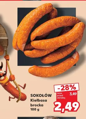 Kiełbasa brocka Sokołów promocja w Kaufland
