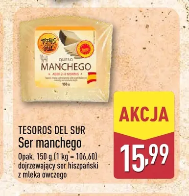 Ser manchego Tesoros del Sur promocja w Aldi