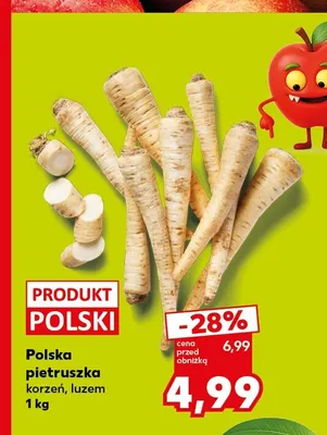 Pietruszka korzeń polska promocja w Kaufland