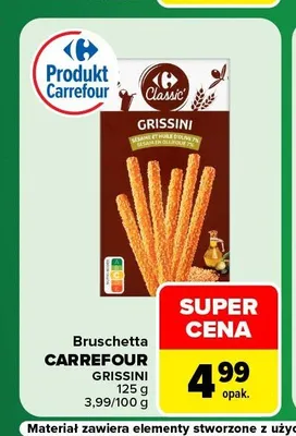 Grissini Carrefour Classic Sesame promocja w Carrefour