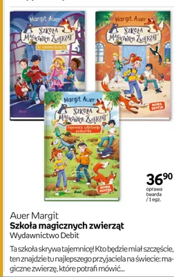 Książka Szkoła magicznych zwierząt Margit Auer promocja w Empik