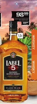 Whisky Label 5 Classic Black promocja w POLOmarket