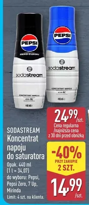 Koncentrat napoju do saturatora promocja w Aldi