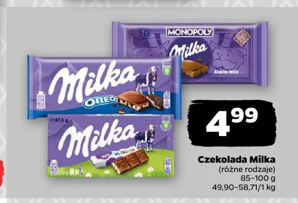 Czekolada Milka promocja w Netto
