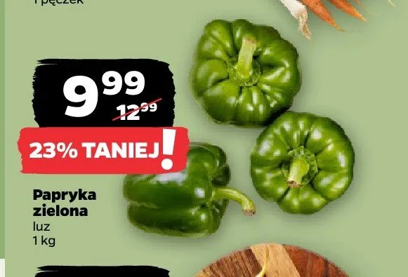 Papryka zielona promocja w Netto