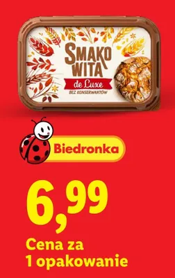 Margaryna Smakowita de Luxe promocja w Lidl