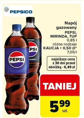 Napój gazowany promocja w Carrefour Market