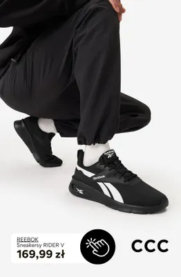 Sneakersy Reebok Rider V promocja w CCC