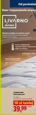 Kołdra Hydrocool Livarno Home 140x200 cm promocja w Lidl