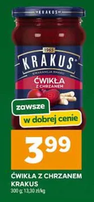 Ćwikła z chrzanem Krakus promocja w Stokrotka