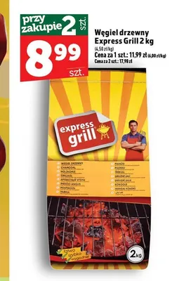 Węgiel drzewny Express Grill promocja w TOPAZ