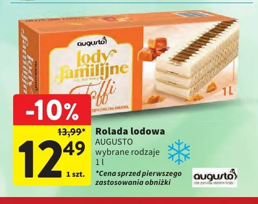 Rolada lodowa Augusto promocja w Intermarche