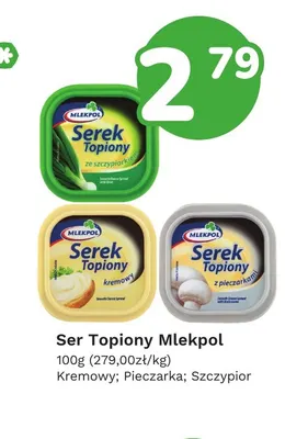 Ser topiony pieczarka Mlekpol promocja w Limonka