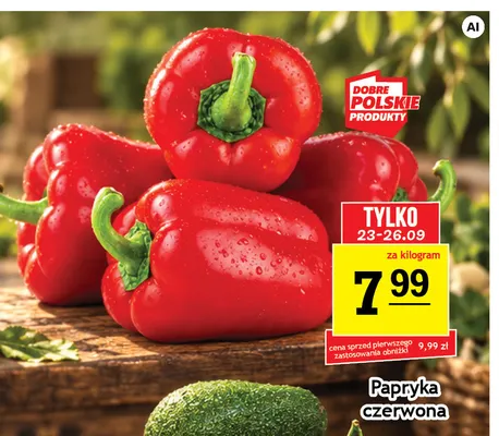 Papryka czerwona promocja w Gram Market