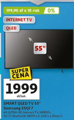 SMART OLED TV 55" Samsung S5QF7 promocja w Auchan