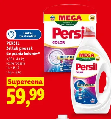 Proszek do prania kolorów Persil promocja w Lidl
