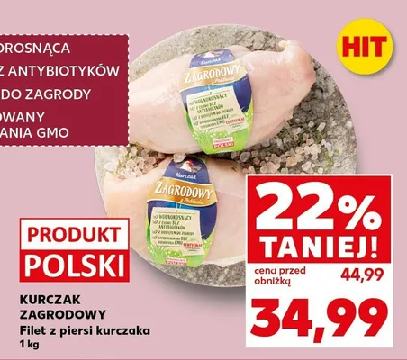 Filet z piersi kurczaka Zagrodowy promocja w Kaufland