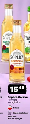 Likier Soplica Gorzka z miętą promocja w Netto