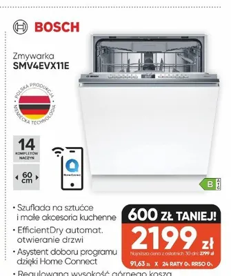 Zmywarka Bosch SMV4EVX11E promocja w Max Elektro