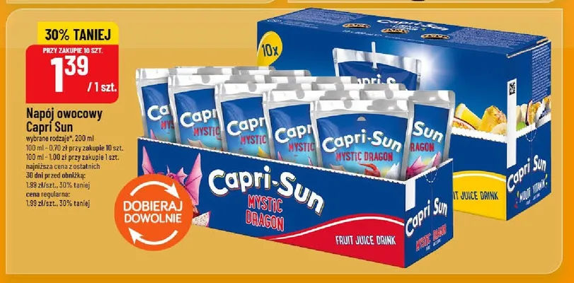 Napój owocowy Capri-Sun Mystic Dragon promocja w POLOmarket