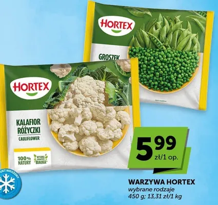 Kalafior różyczki mrożony Hortex promocja w ABC