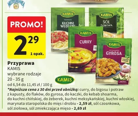 Przyprawa do gyrosa Kamis promocja w Intermarche