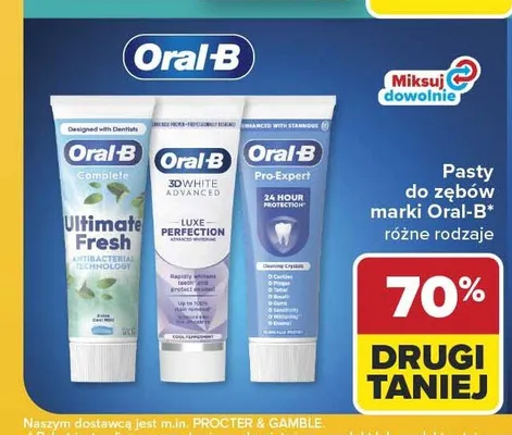 Pasta do zębów Oral-B promocja w Carrefour