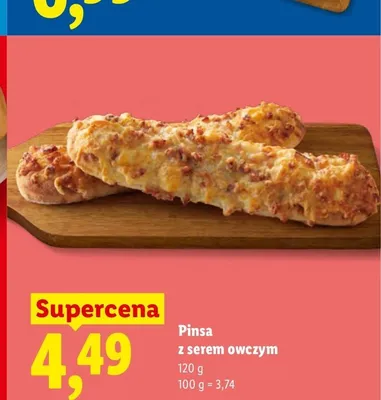 Pinsa z serem owczym Piekarnia Lidla promocja w Lidl