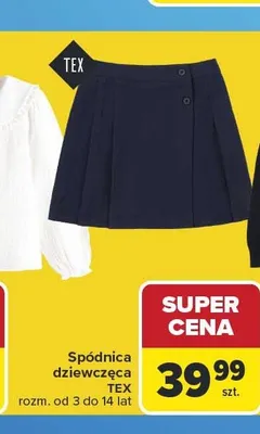 Spódnica dziewczęca TEX promocja w Carrefour