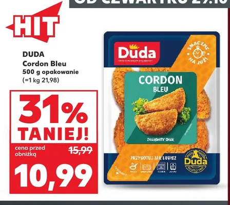 Cordon Bleu Duda promocja w Kaufland