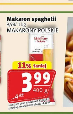 Makaron spaghetti MAKARONY POLSKIE promocja w Prim Market