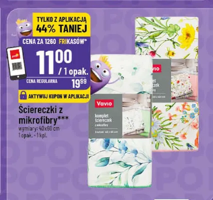 Ściereczki z mikrofibry promocja w POLOmarket