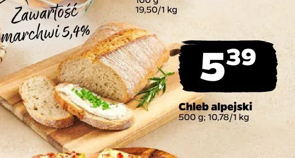 Chleb alpejski promocja w Netto