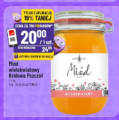 Miód wielokwiatowy Królowa Pszczół promocja w POLOmarket