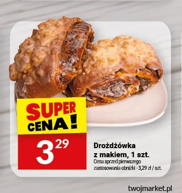 Drożdżówka z makiem Białecki promocja w Twój Market