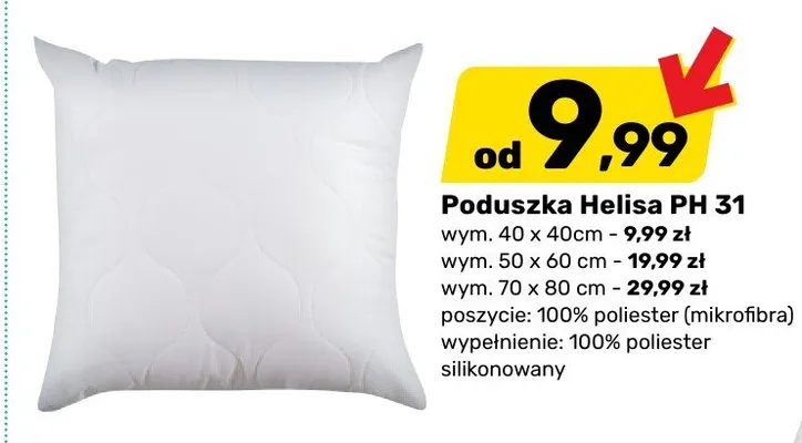 Poduszka Helisa PH 31 promocja w Bricomarche