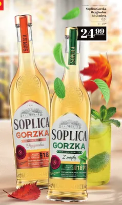 Soplica Gorzka z miętą promocja w POLOmarket