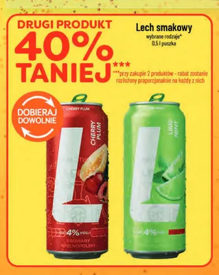 Piwo Lech smakowy Cherry Plum promocja w POLOmarket